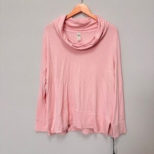Green Tea Cowl Neck Top - Pink, XXL - NWT